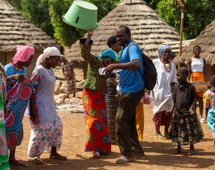 Moment de fête à IWOL
